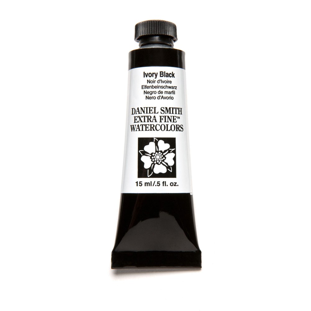 Farba akwarelowa Extra Fine - Daniel Smith - Ivory Black, 15 ml