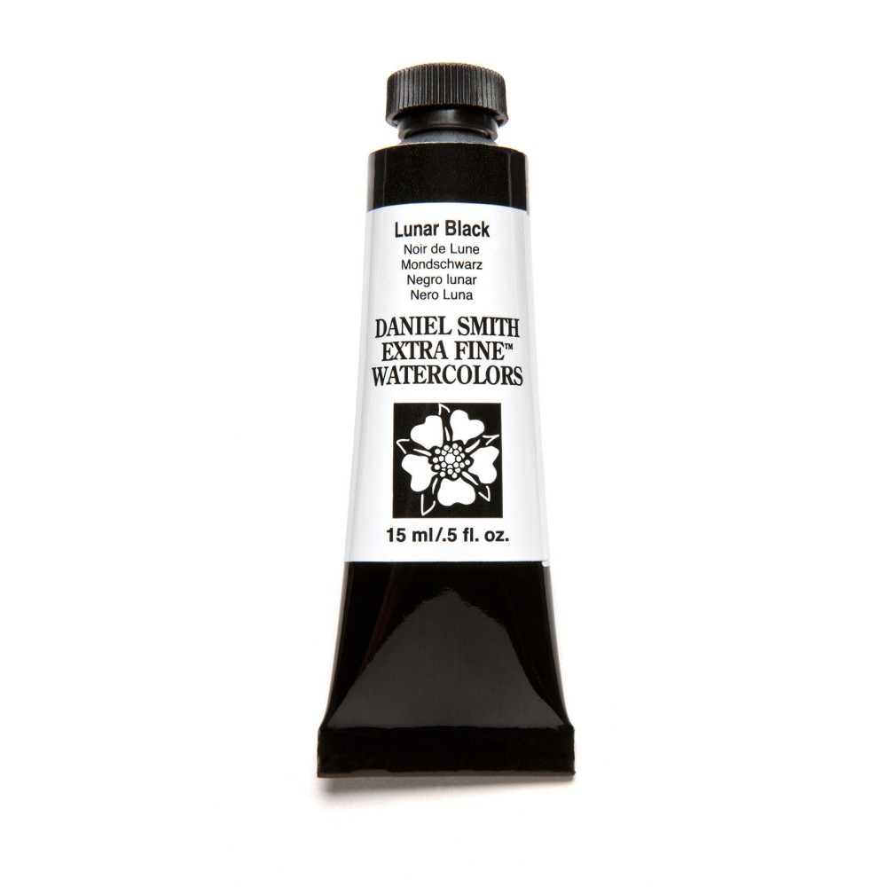 Farba akwarelowa Extra Fine - Daniel Smith - Lunar Black, 15 ml