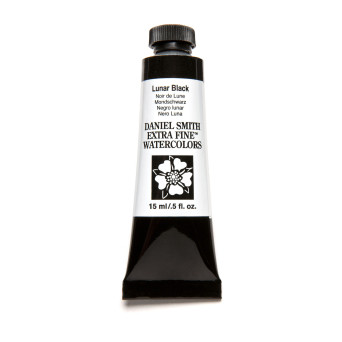 Farba akwarelowa Extra Fine - Daniel Smith - Lunar Black, 15 ml
