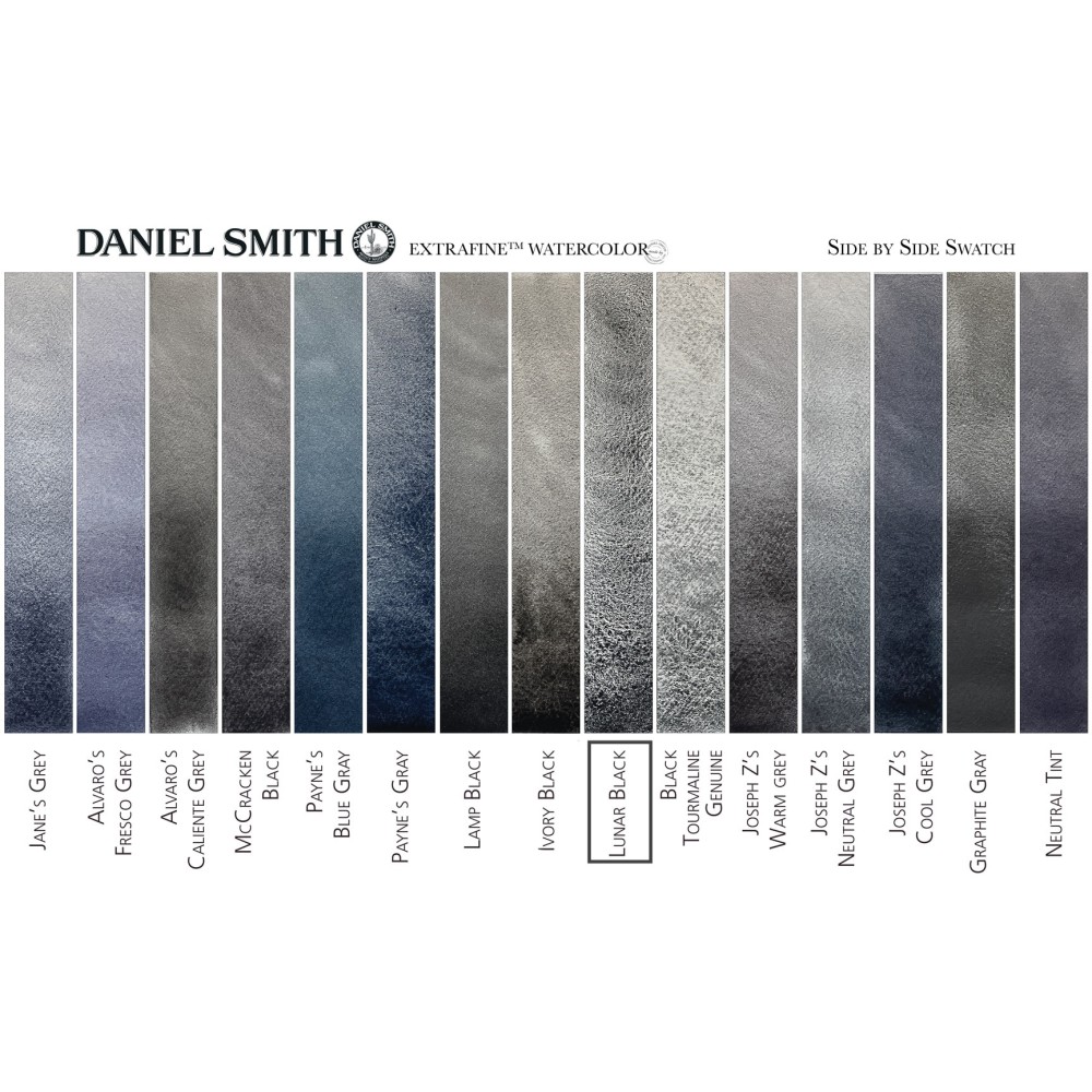 Farba akwarelowa Extra Fine - Daniel Smith - Lunar Black, 15 ml