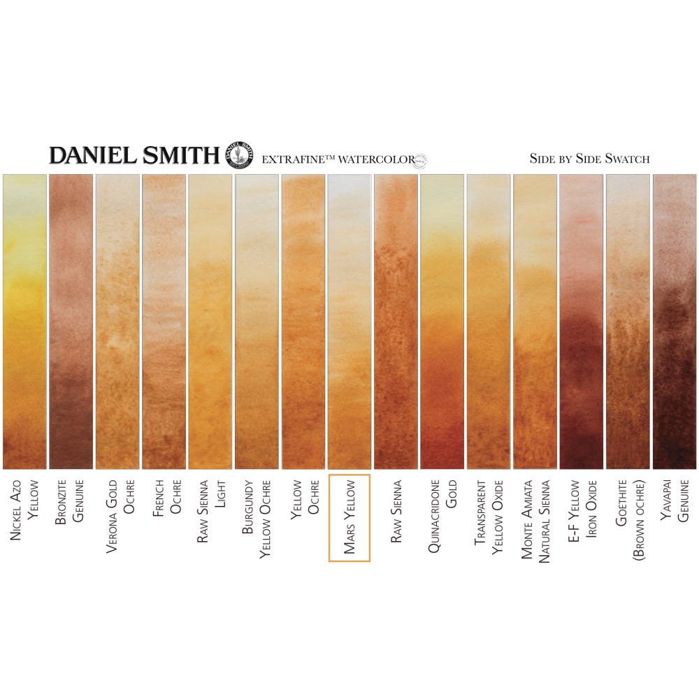 Extra Fine Watercolor paint - Daniel Smith - Mars Yellow, 15 ml