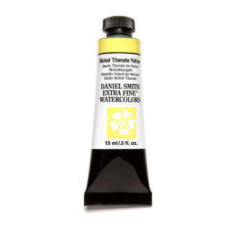 Extra Fine Watercolor paint - Daniel Smith - Nickel Titanate Yellow, 15 ml