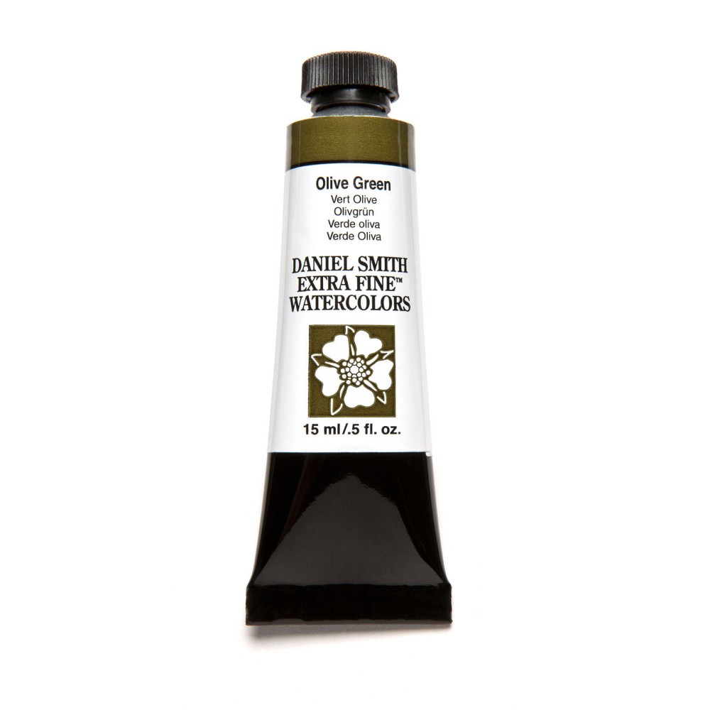 Extra Fine Watercolor paint - Daniel Smith - Olive Green, 15 ml