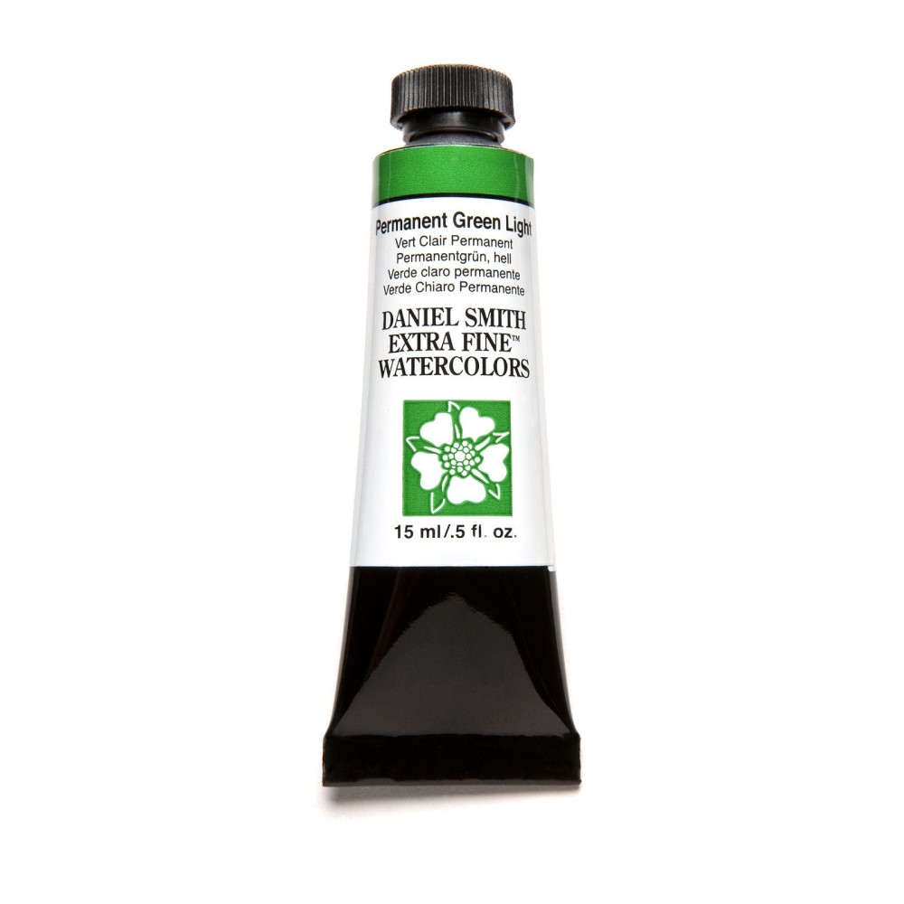 Farba akwarelowa Extra Fine - Daniel Smith - Permanent Green Light, 15 ml