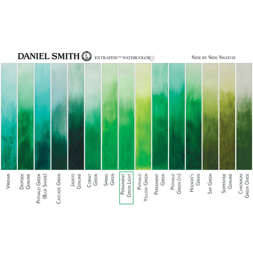 Farba akwarelowa Extra Fine - Daniel Smith - Permanent Green Light, 15 ml