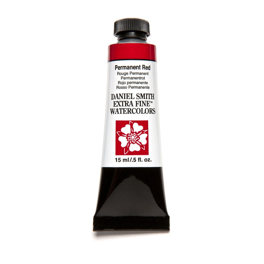 Extra Fine Watercolor paint - Daniel Smith - Permanent Red, 15 ml