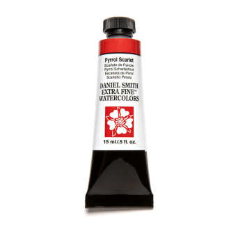 Extra Fine Watercolor paint - Daniel Smith - Pyrrol Scarlet, 15 ml