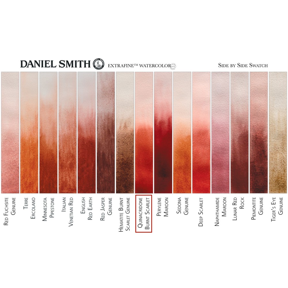 Farba akwarelowa Extra Fine - Daniel Smith - Quinacridone Burnt Scarlet, 15 ml