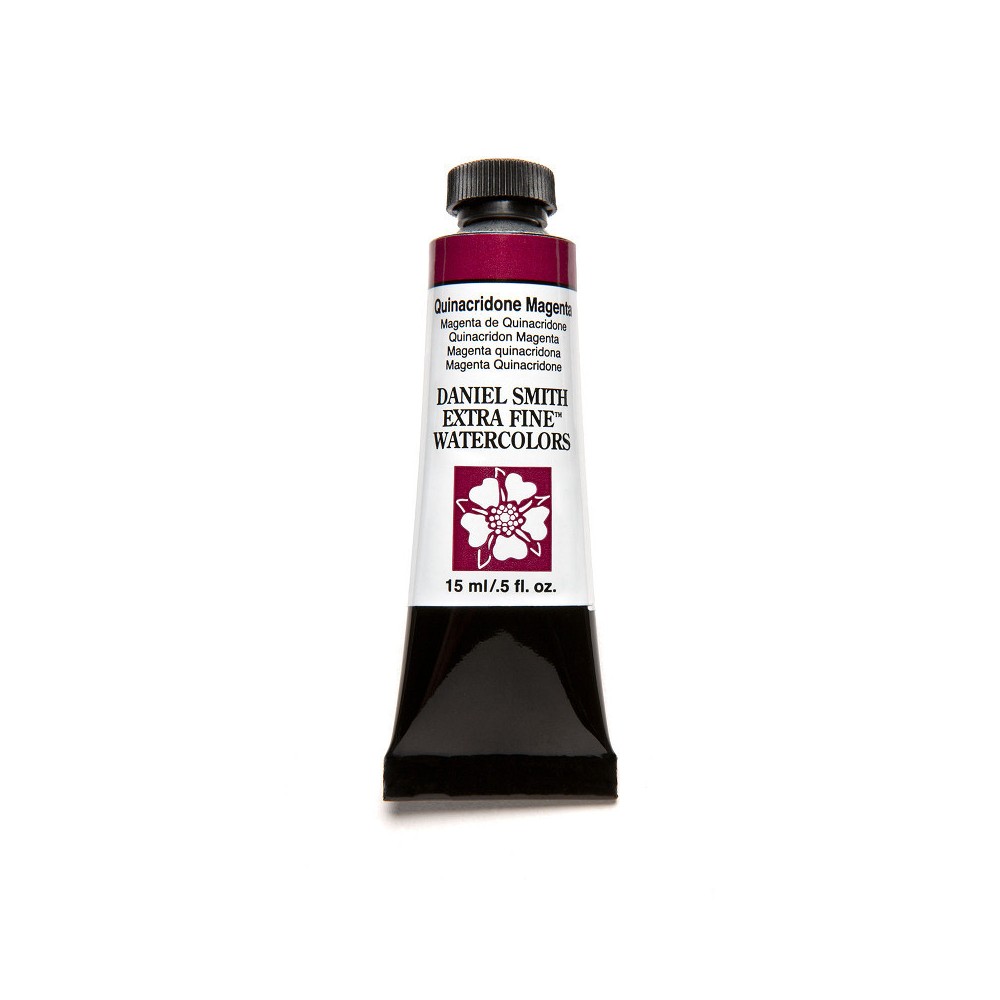Extra Fine Watercolor paint - Daniel Smith - Quinacridone Magenta, 15 ml