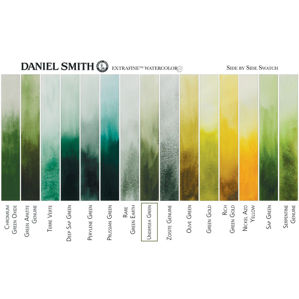 Extra Fine Watercolor paint - Daniel Smith - Undersea Green, 15 ml