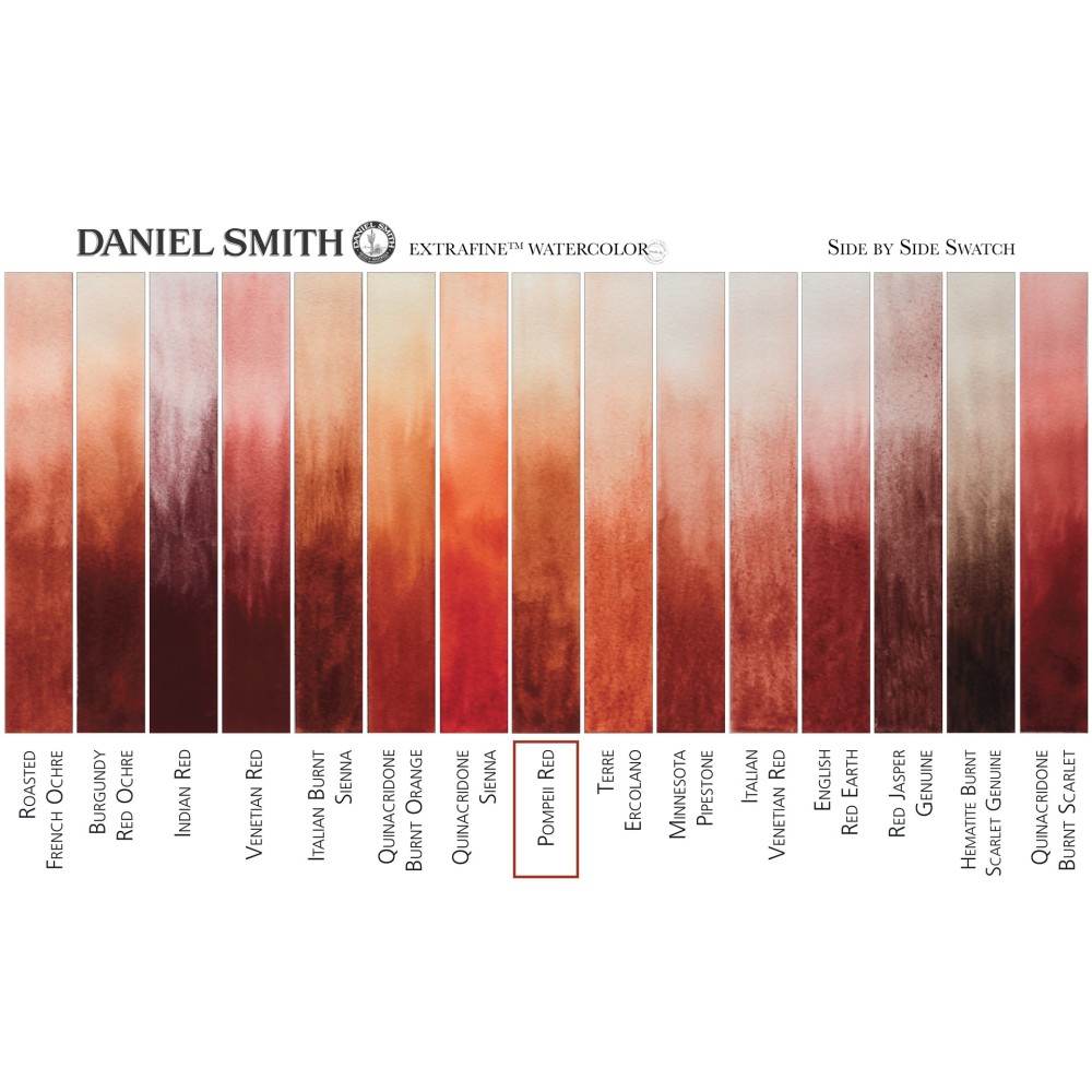 Extra Fine Watercolor paint - Daniel Smith - Pompeii Red, 15 ml