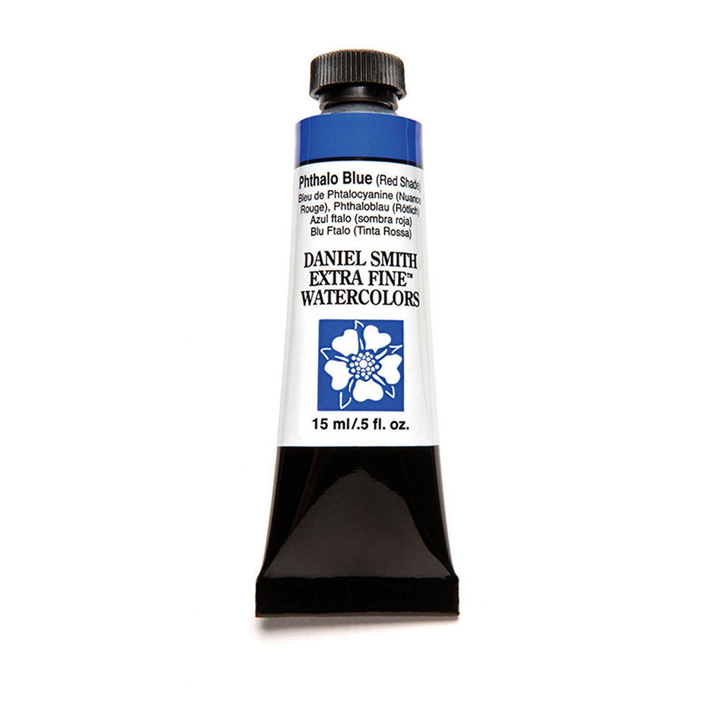 Extra Fine Watercolor paint - Daniel Smith - Phthalo Blue (Red Shade), 15 ml