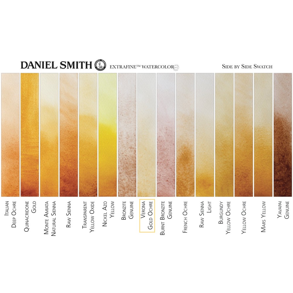 Farba akwarelowa Extra Fine - Daniel Smith - Verona Gold Ochre, 15 ml