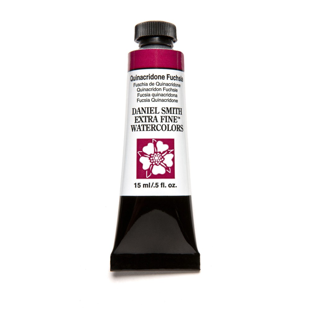 Farba akwarelowa Extra Fine - Daniel Smith - Quinacridone Fuchsia, 15 ml