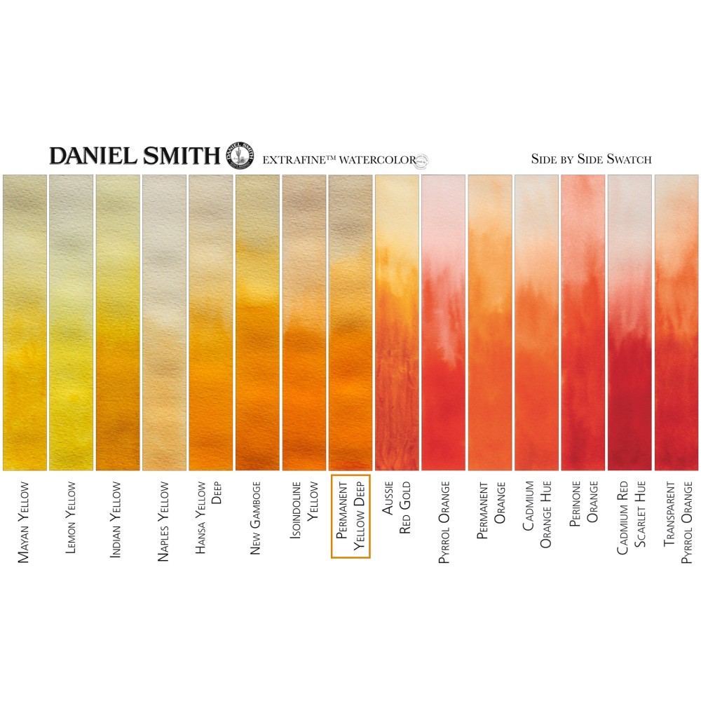 Extra Fine Watercolor paint - Daniel Smith - Permanent Yellow Deep, 15 ml