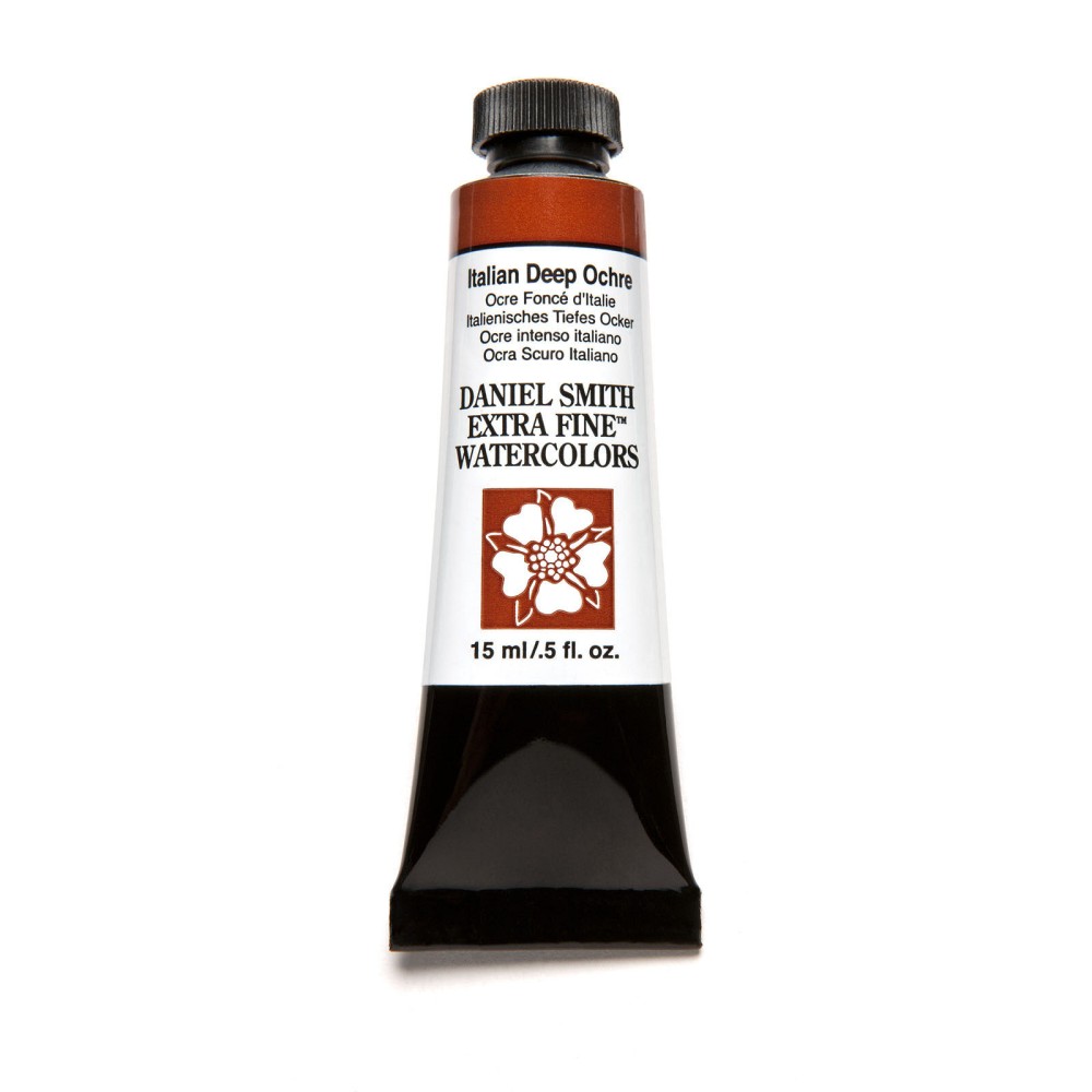 Extra Fine Watercolor paint - Daniel Smith - Italian Deep Ochre, 15 ml