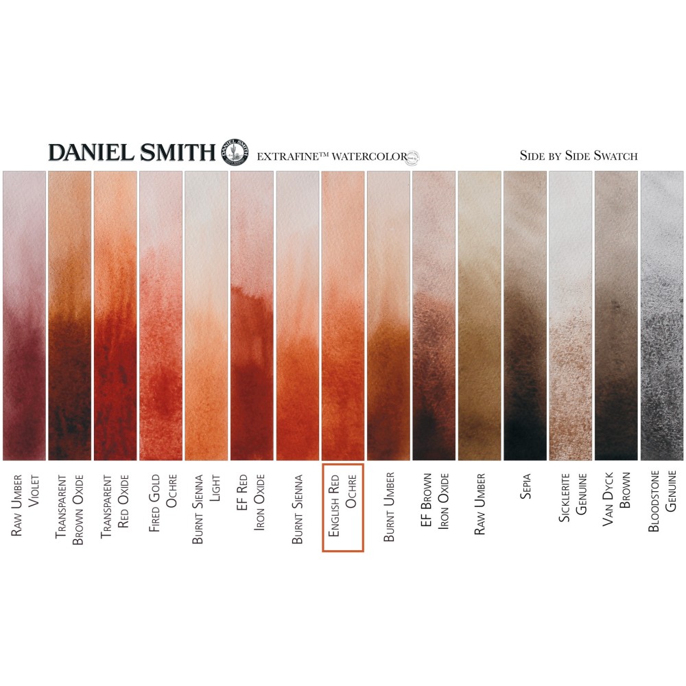 Extra Fine Watercolor paint - Daniel Smith - English Red Ochre, 15 ml