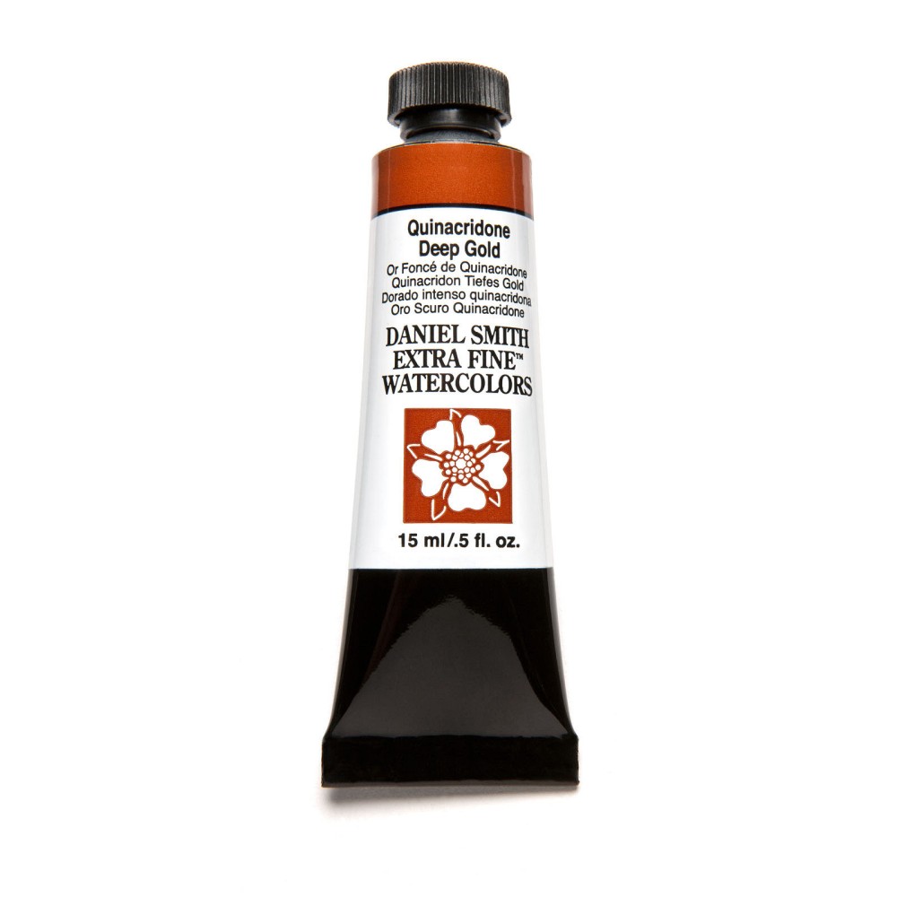 Extra Fine Watercolor paint - Daniel Smith - Quinacridone Deep Gold, 15 ml