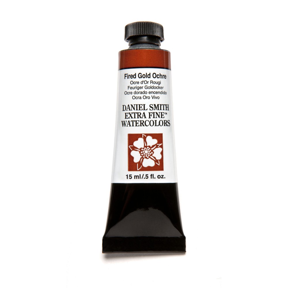 Farba akwarelowa Extra Fine - Daniel Smith - Fired Gold Ochre, 15 ml