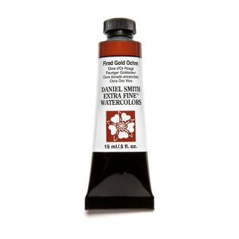 Extra Fine Watercolor paint - Daniel Smith - Fired Gold Ochre, 15 ml