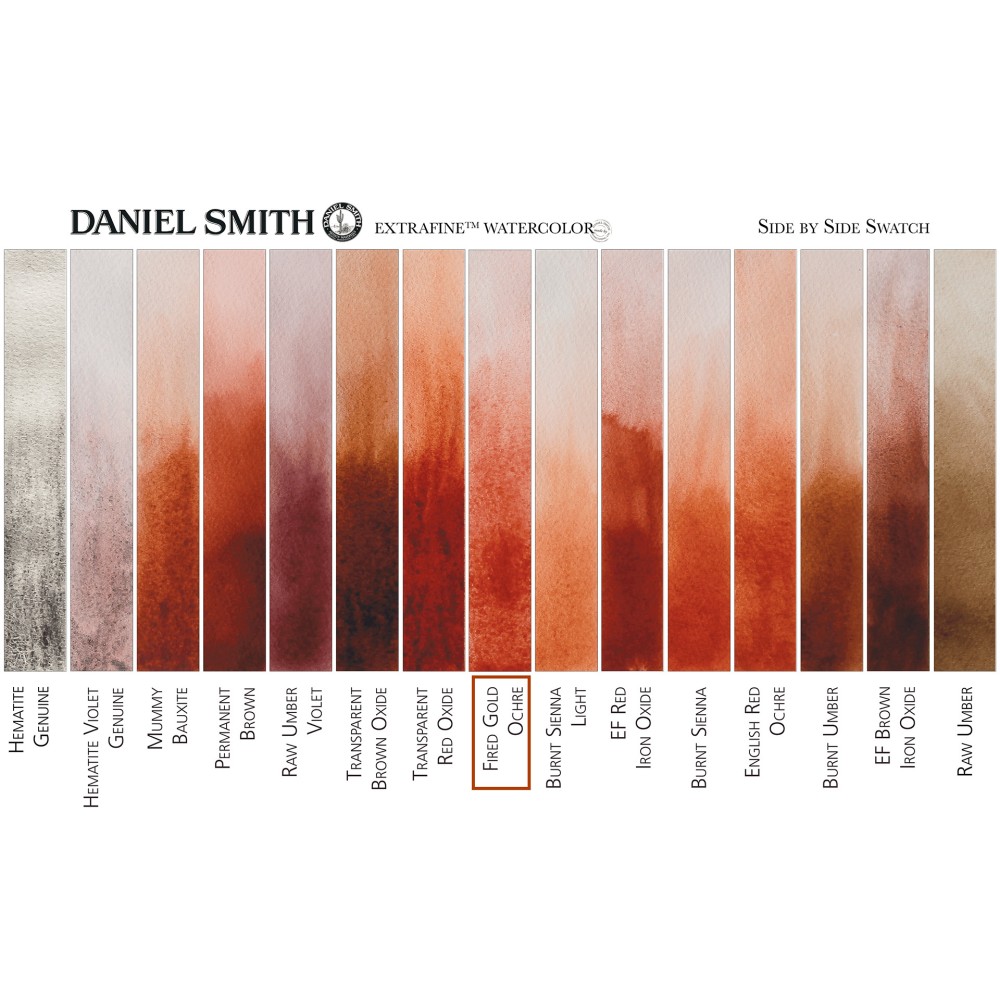 Farba akwarelowa Extra Fine - Daniel Smith - Fired Gold Ochre, 15 ml
