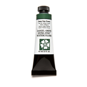 Extra Fine Watercolor paint - Daniel Smith - Deep Sap Green, 15 ml