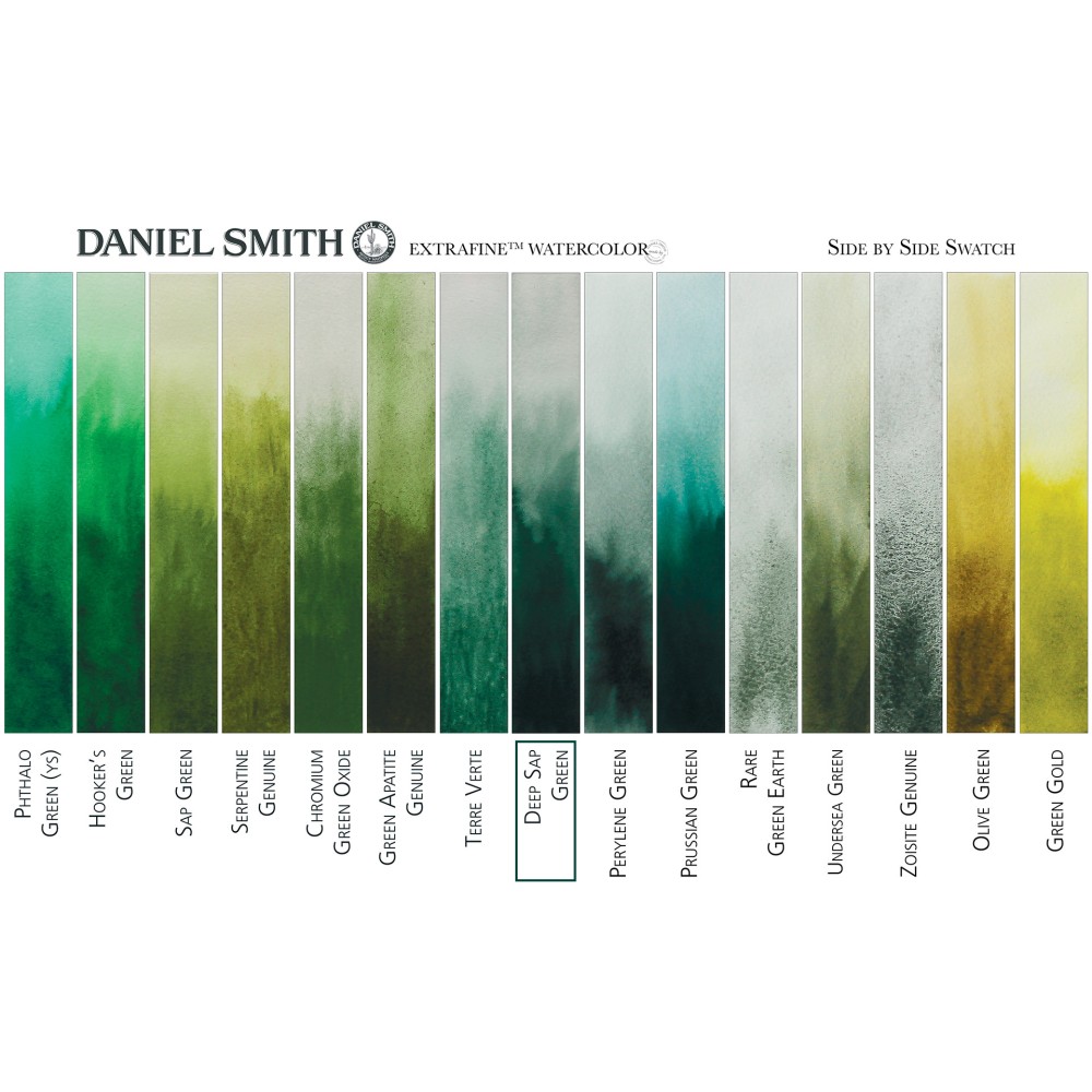Farba akwarelowa Extra Fine - Daniel Smith - Deep Sap Green, 15 ml