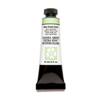 Extra Fine Watercolor paint - Daniel Smith - Rare Green Earth, 15 ml