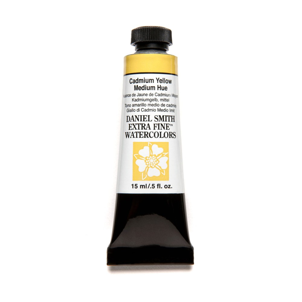 Extra Fine Watercolor paint - Daniel Smith - Cadmium Yellow Medium Hue, 15 ml