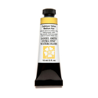Extra Fine Watercolor paint - Daniel Smith - Cadmium Yellow Medium Hue, 15 ml