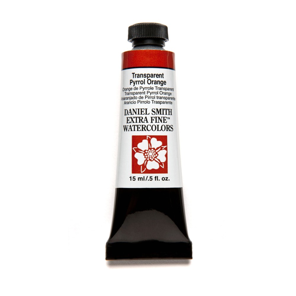 Extra Fine Watercolor paint - Daniel Smith - Transparent Pyrrol Orange, 15 ml