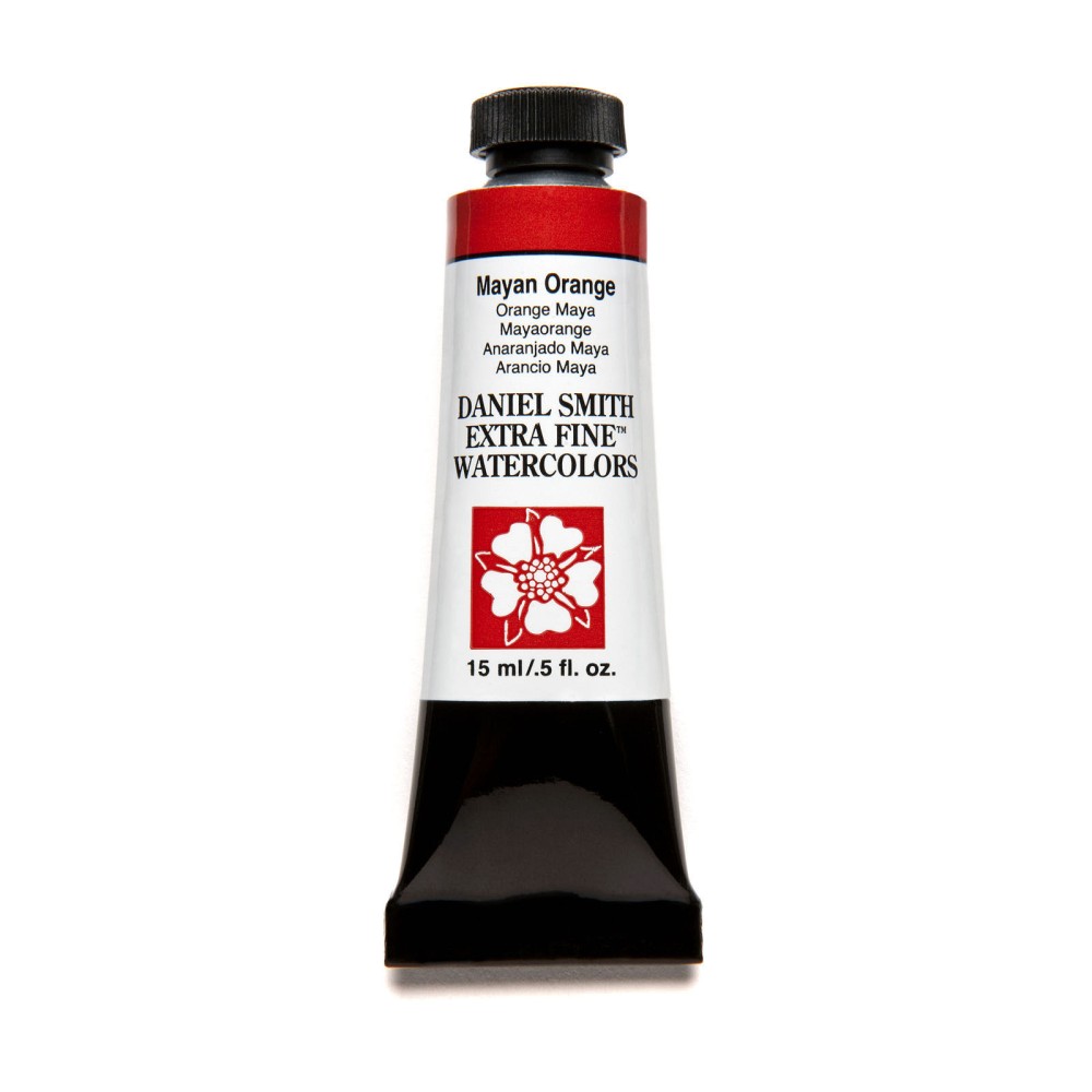 Extra Fine Watercolor paint - Daniel Smith - Mayan Orange, 15 ml