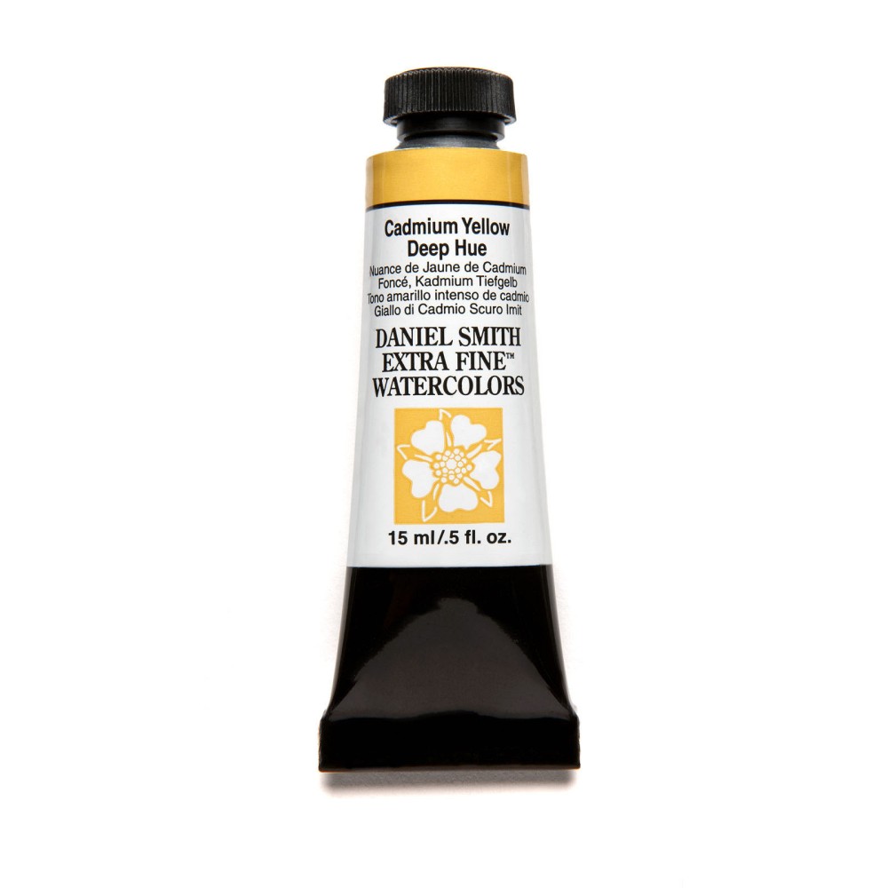 Extra Fine Watercolor paint - Daniel Smith - Cadmium Yellow Deep Hue, 15 ml