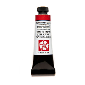 Farba akwarelowa Extra Fine - Daniel Smith - Anthraquinoid Scarlet, 15 ml