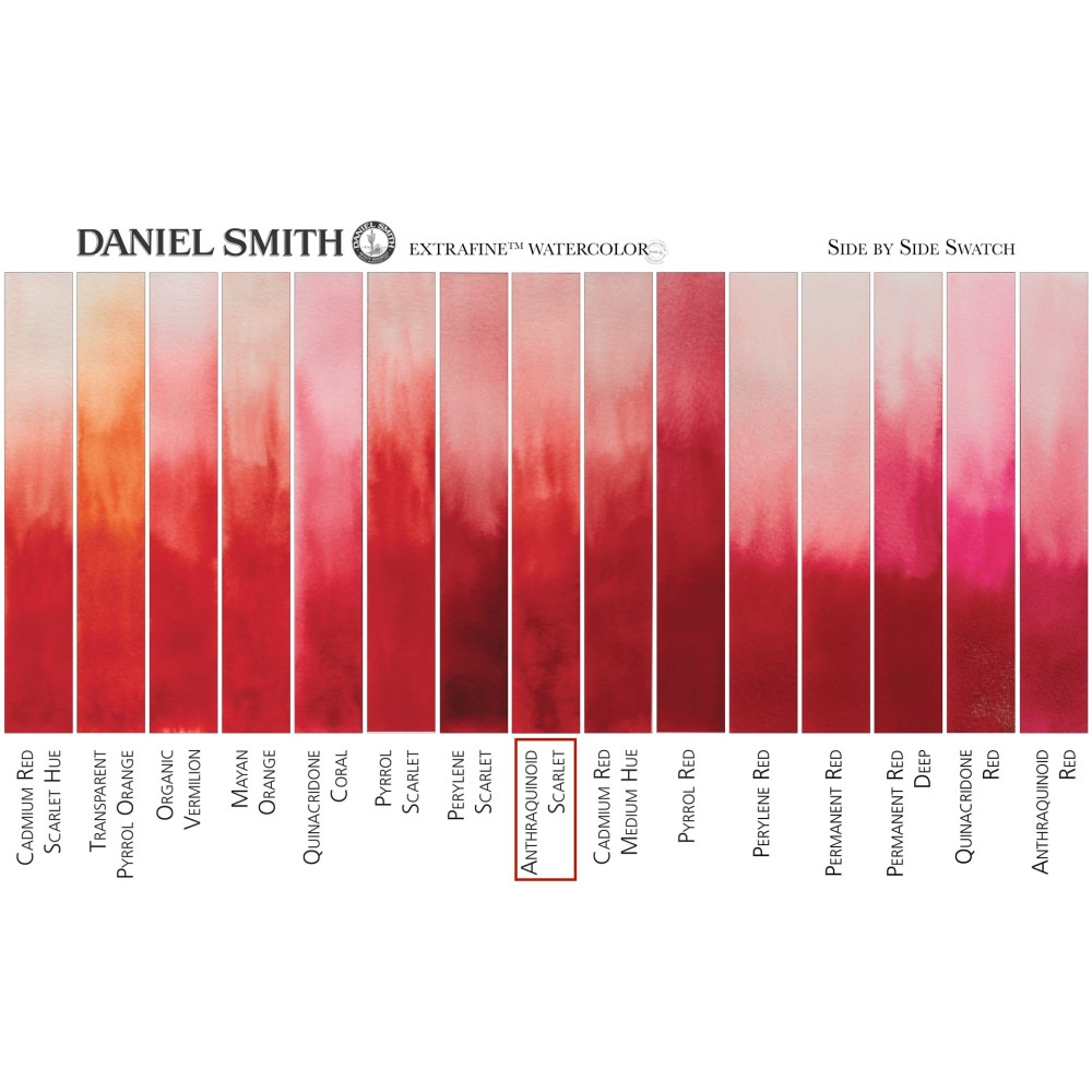 Farba akwarelowa Extra Fine - Daniel Smith - Anthraquinoid Scarlet, 15 ml