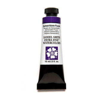 Extra Fine Watercolor paint - Daniel Smith - Quinacridone Purple, 15 ml