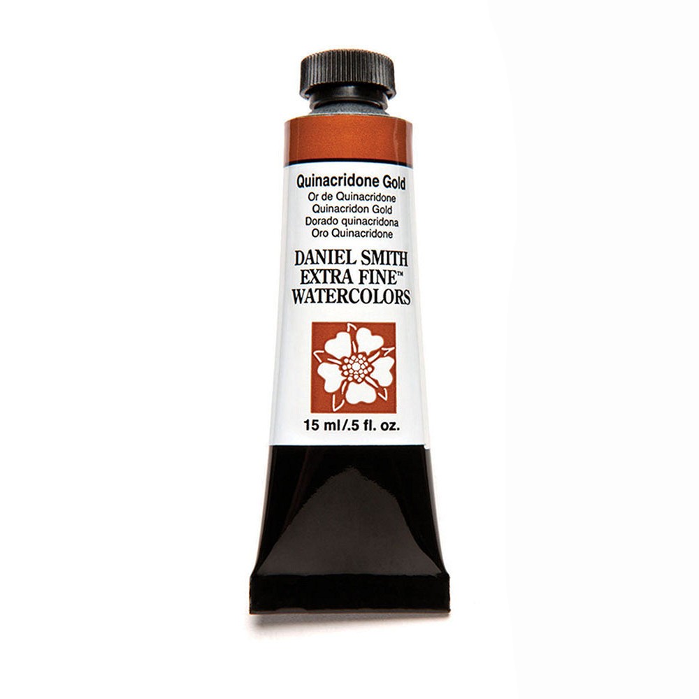 Extra Fine Watercolor paint - Daniel Smith - Quinacridone Gold, 15 ml