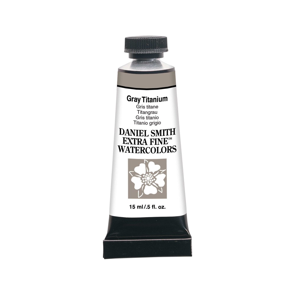 Extra Fine Watercolor paint - Daniel Smith - Gray Titanium, 15 ml