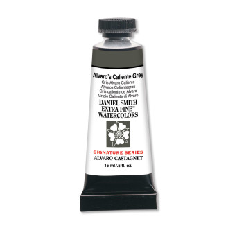Extra Fine Watercolor paint - Daniel Smith - Alvaro's Caliente Grey, 15 ml