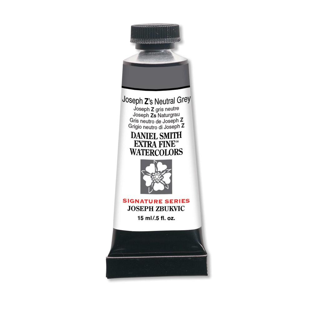 Extra Fine Watercolor paint - Daniel Smith - Joseph Z's Neutral Grey, 15 ml