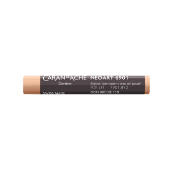 Neoart 6901 artist's wax oil pastel - Caran d'Ache - 872, Burnt Ochre 10