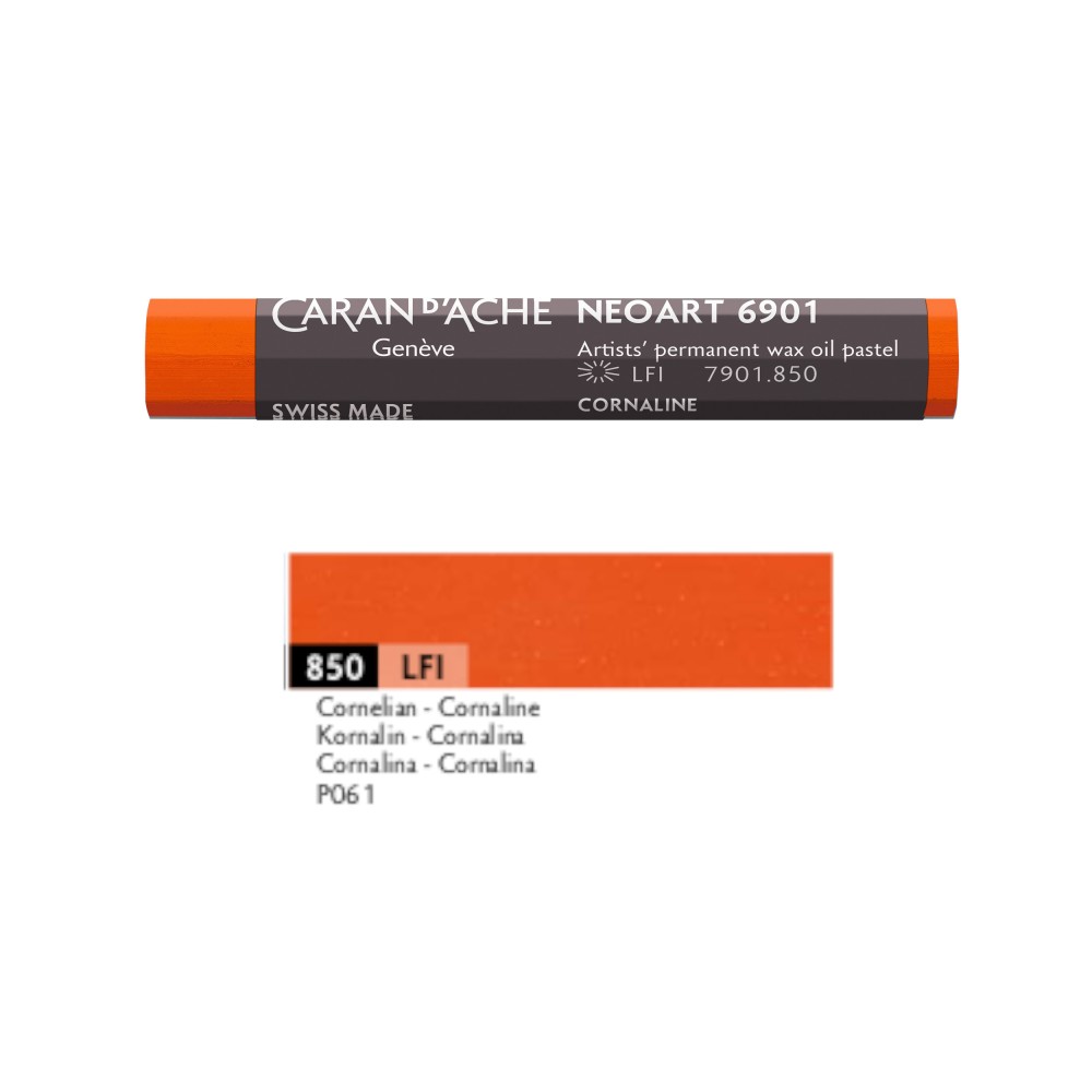 Pastel woskowo-olejny Neoart 6901 - Caran d'Ache - 850, Cornelian