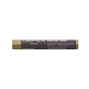 Pastel woskowo-olejny Neoart 6901 - Caran d'Ache - 736, Brown Olive 50