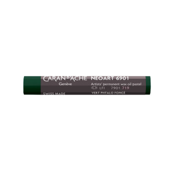 Neoart 6901 artist's wax oil pastel - Caran d'Ache - 719, Phthalo Green
