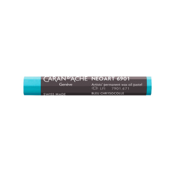 Neoart 6901 artist's wax oil pastel - Caran d'Ache - 671, Chrysocolla Blue