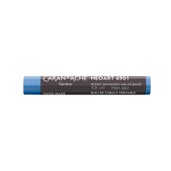 Neoart 6901 artist's wax oil pastel - Caran d'Ache - 662, Genuine Cobalt Blue