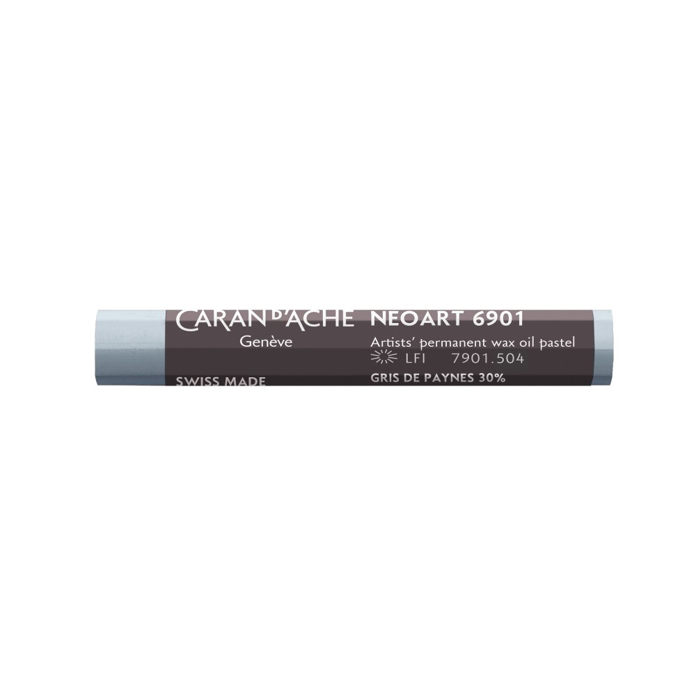 Neoart 6901 artist's wax oil pastel - Caran d'Ache - 504, Payne's Grey 30