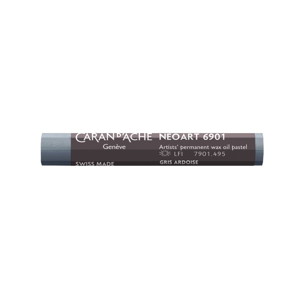 Neoart 6901 artist's wax oil pastel - Caran d'Ache - 495, Slate Grey