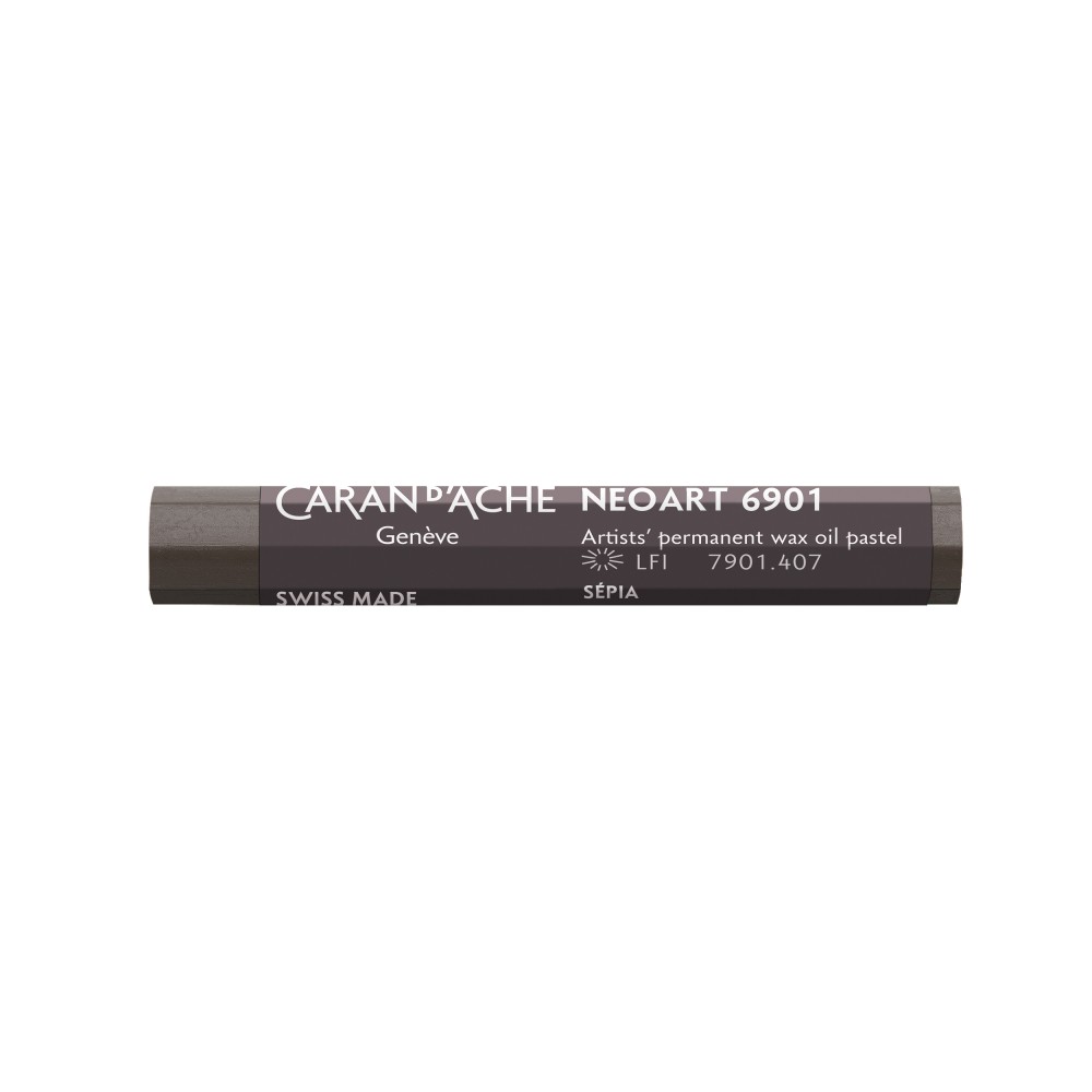 Pastel woskowo-olejny Neoart 6901 - Caran d'Ache - 407, Sepia