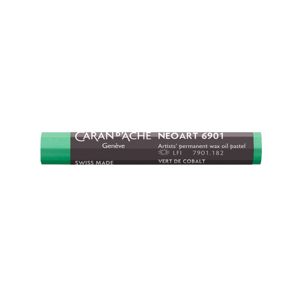 Pastel woskowo-olejny Neoart 6901 - Caran d'Ache - 182, Cobalt Green